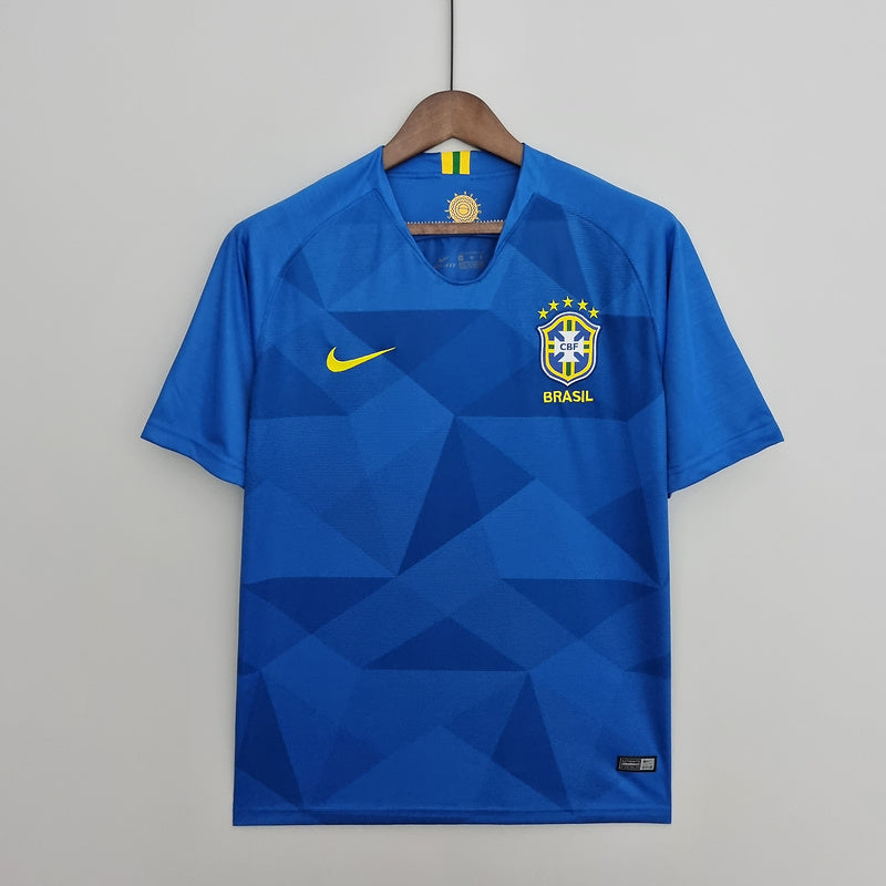 Camisa Retrô Seleção Brasil 2018 Away