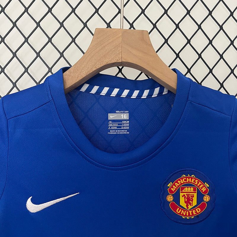 Conjunto Retrô Infantil Manchester United ll 2008/09 Modelo Torcedor