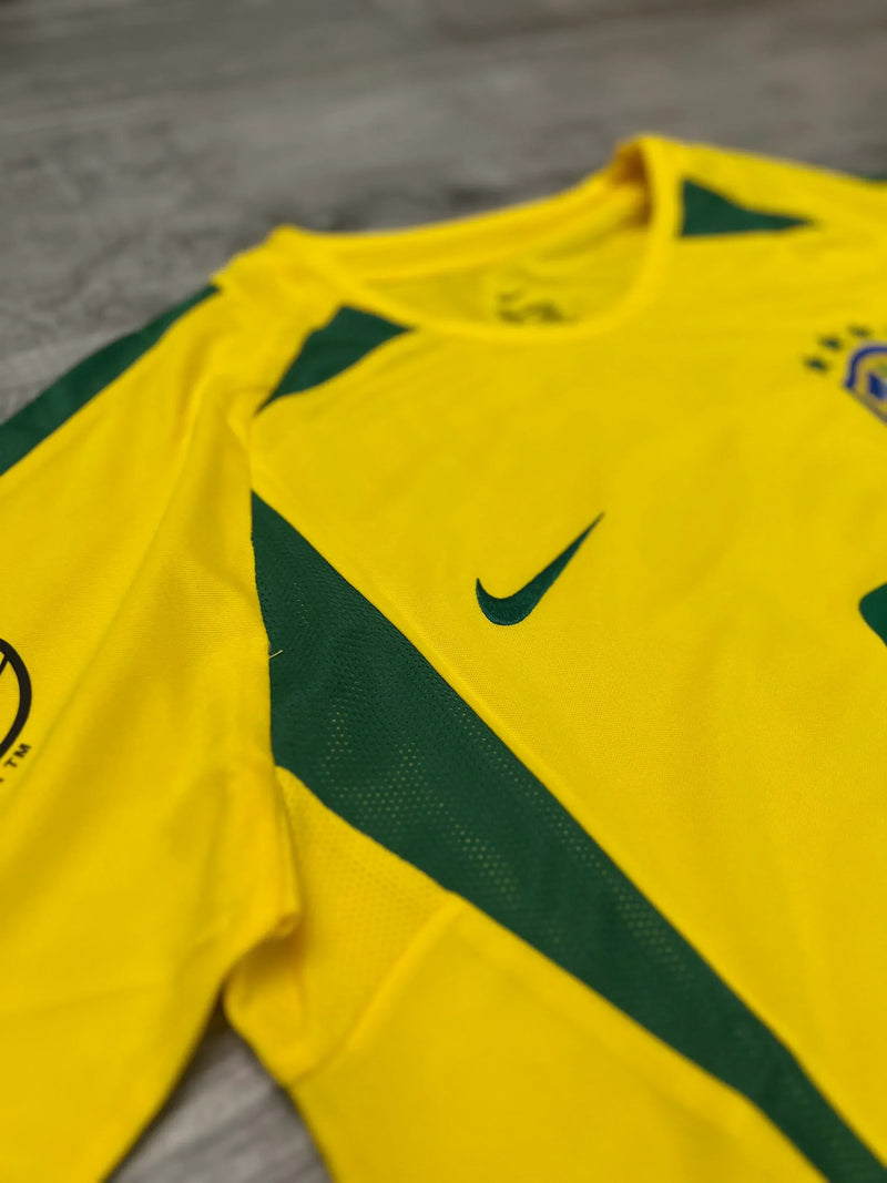 Camisa Retrô Seleção Brasil 2002/02 Home