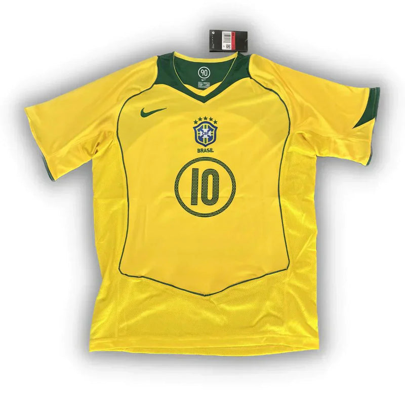 Camisa Retrô Seleção Brasil 2004/06 Home