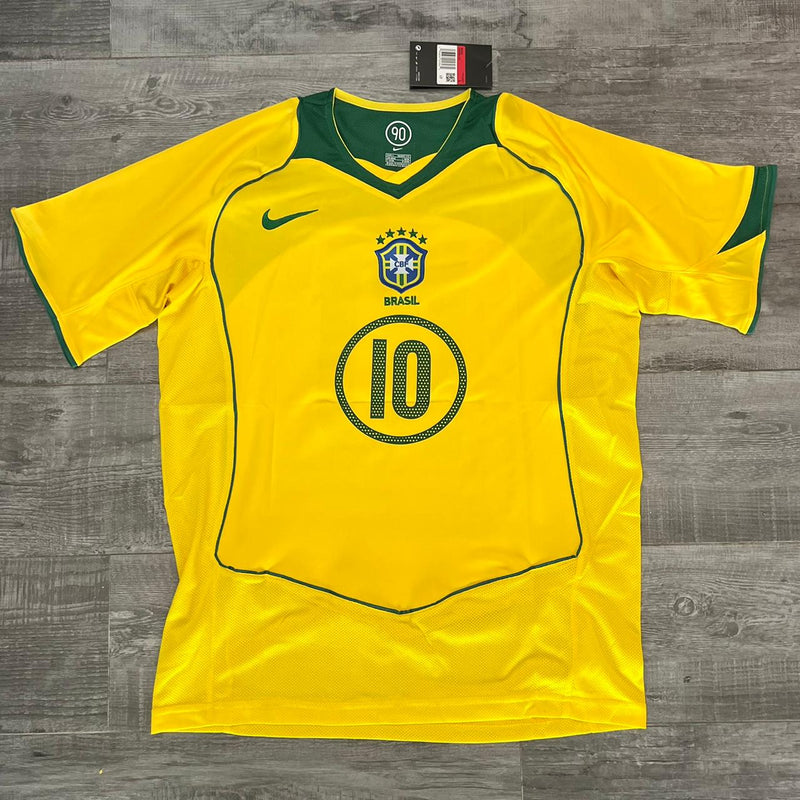 Camisa Retrô Seleção Brasil 2004/06 Home