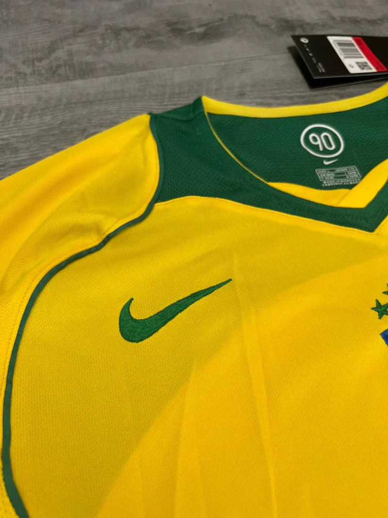 Camisa Retrô Seleção Brasil 2004/06 Home