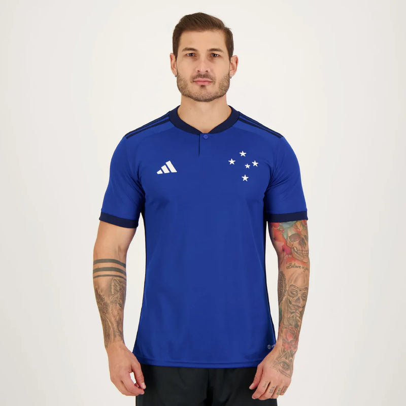 Camisa Cruzeiro l 2023/24 Azul - Modelo Torcedor