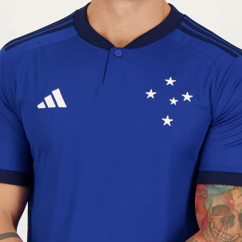 Camisa Cruzeiro l 2023/24 Azul - Modelo Torcedor