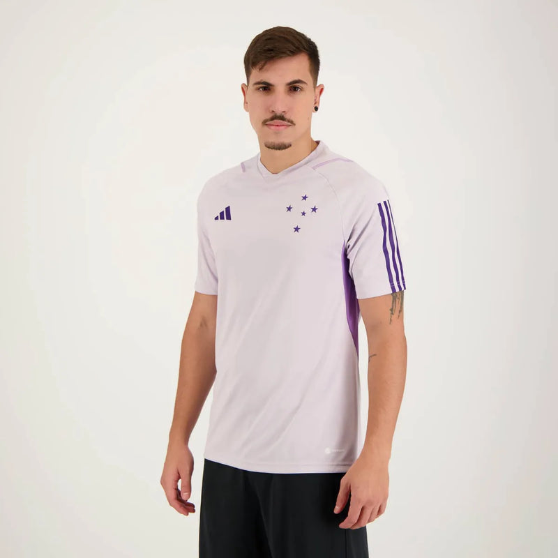 Camisa Cruzeiro Treino 2023/24 Roxa - Modelo Torcedor