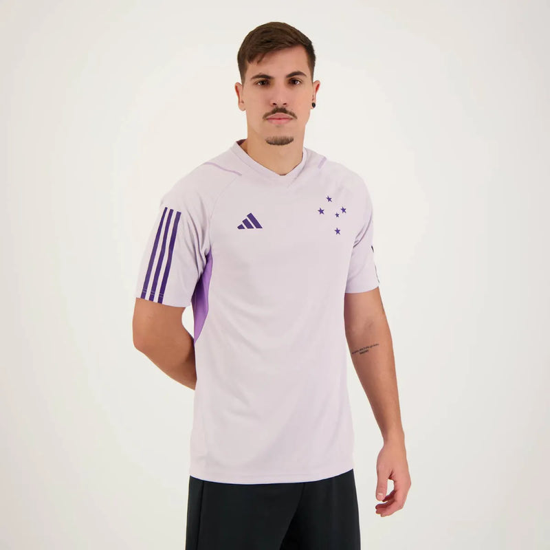 Camisa Cruzeiro Treino 2023/24 Roxa - Modelo Torcedor