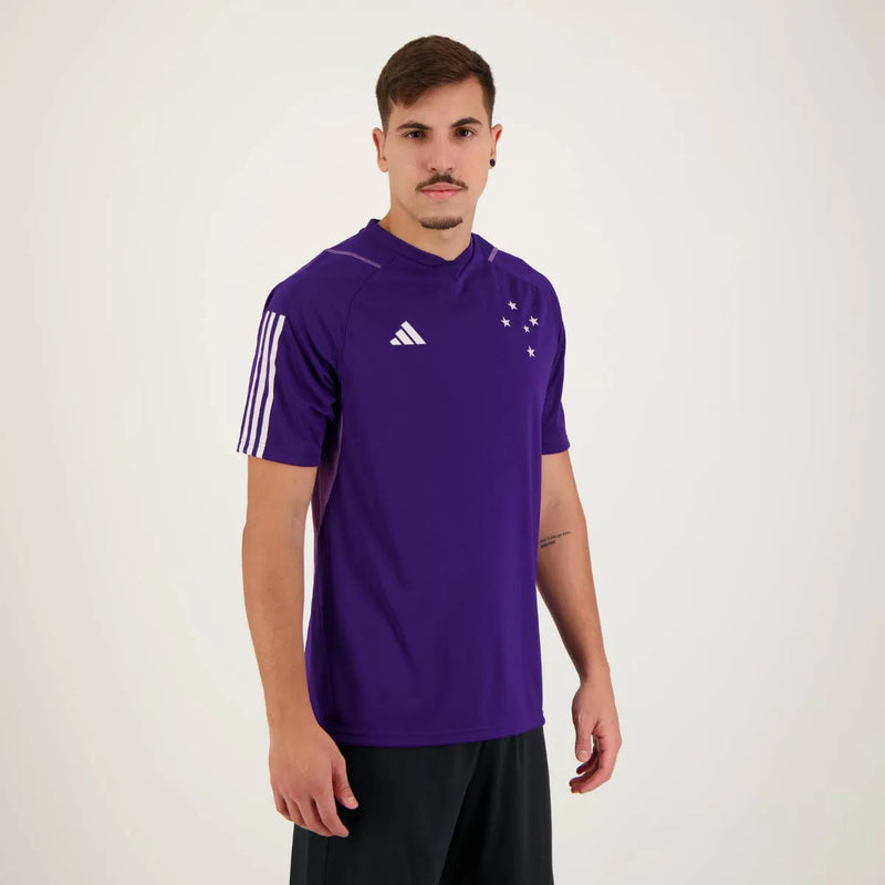 Camisa Cruzeiro Treino 2023/24 Roxa - Modelo Torcedor