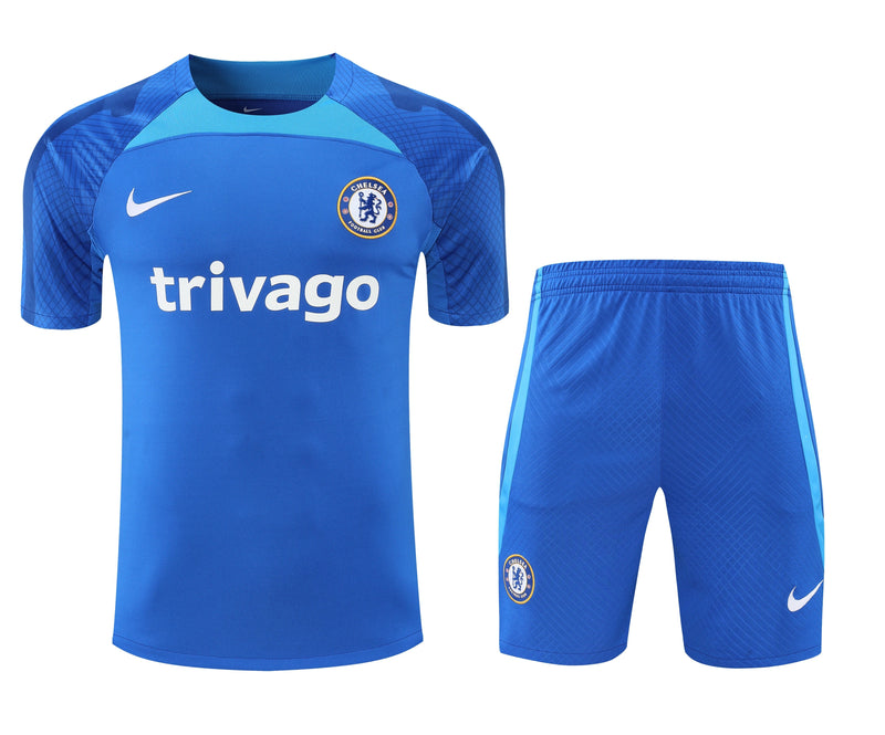 Conjunto Manga Chelsea Treino - Modelo Torcedor