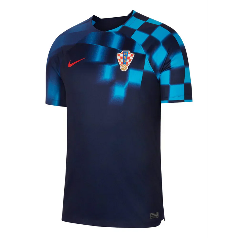 Camisa Seleção Croácia ll 2024/25 Azul - Modelo Torcedor