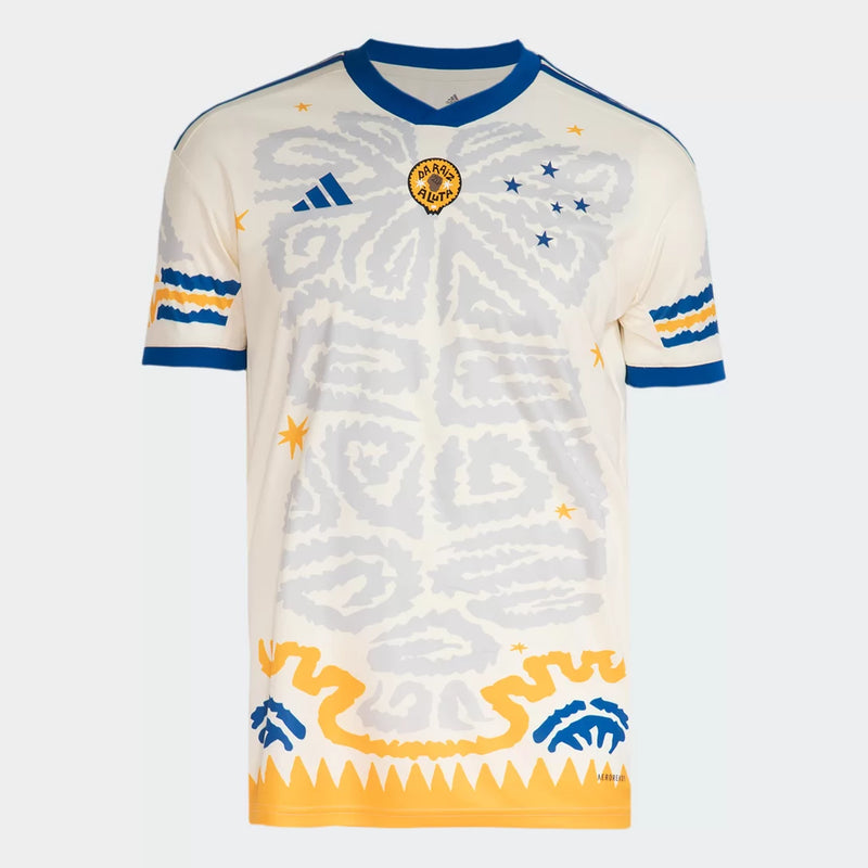 Camisa Cruzeiro Consciência Negra 2023/24 Branca - Modelo Torcedor