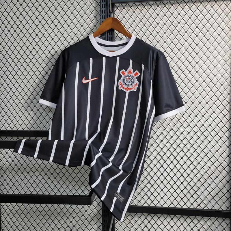 Camisa Corinthians ll 2023/24 Preta - Modelo Torcedor