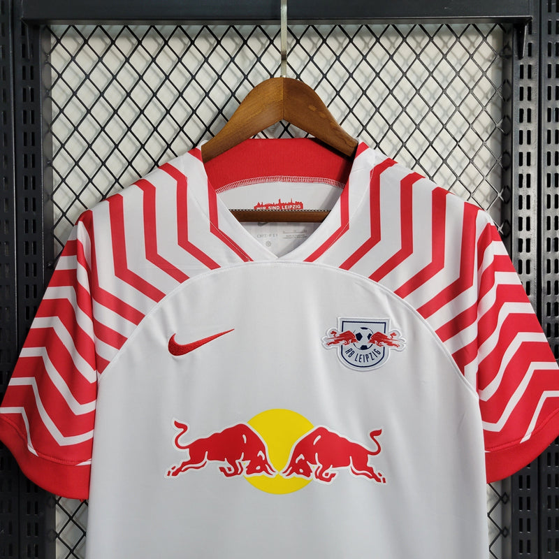 Camisa RB Leipzig l 2023/24 Branca - Modelo Torcedor