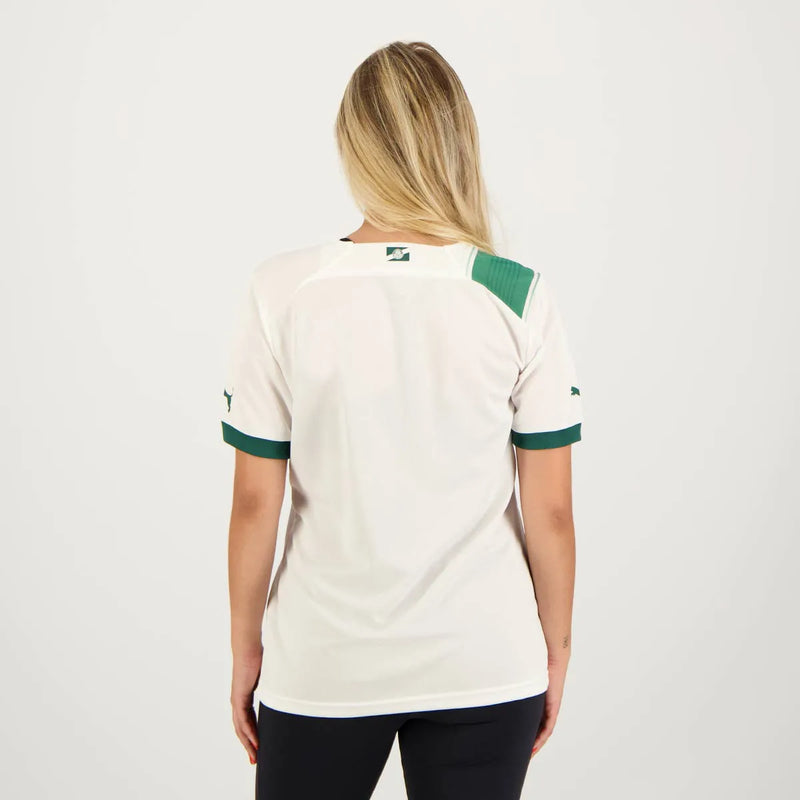 Camisa Feminina Palmeiras ll 2023/24 Branca - Modelo Baby Look