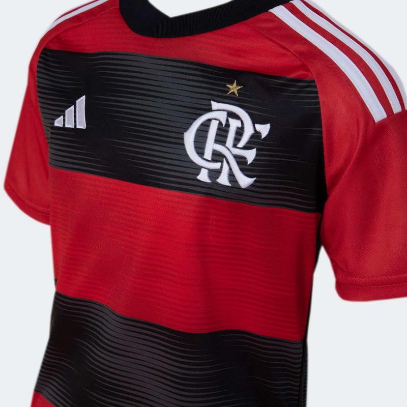 Camisa CR Flamengo l 2023/24 Rubro-Negra - Modelo Torcedor