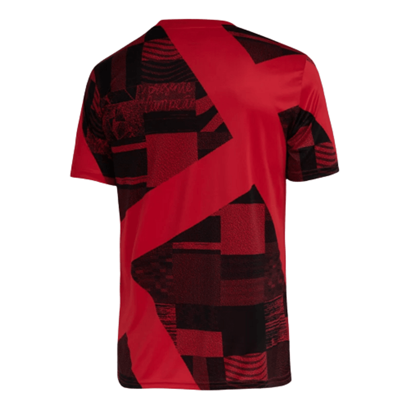 Camisa CR Flamengo Pré Jogo 2023/24 Vermelha - Modelo Torcedor