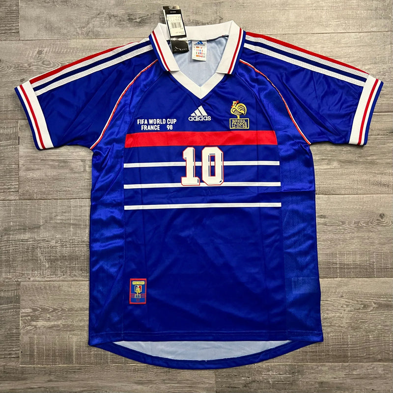 Camisa Retrô Seleção França 1998/98 Home