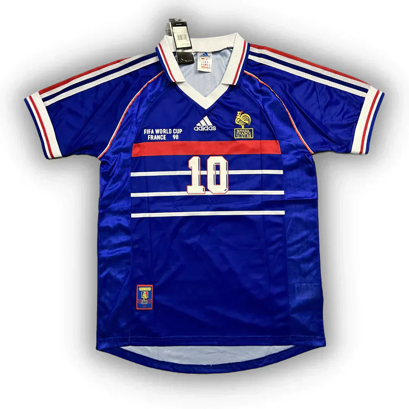 Camisa Retrô Seleção França 1998/98 Home