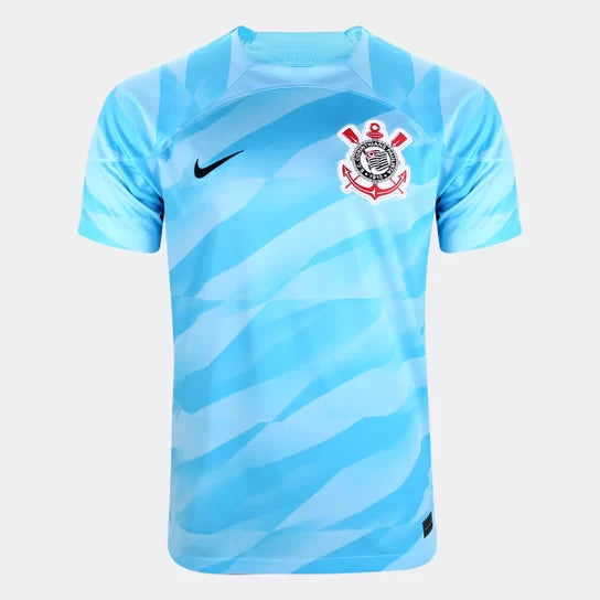 Camisa Corinthians Goleiro 2023/24 Azul - Modelo Torcedor