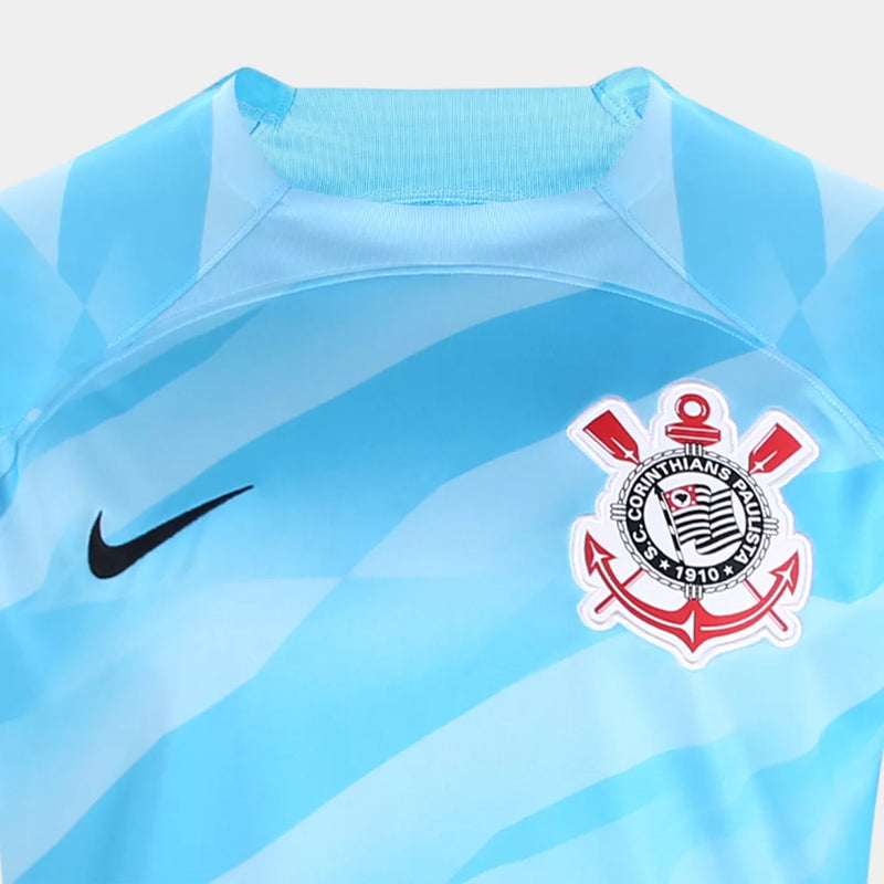 Camisa Corinthians Goleiro 2023/24 Azul - Modelo Torcedor