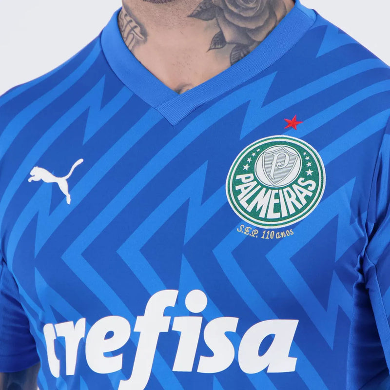 Camisa Palmeiras Goleiro 2024/25 Azul - Modelo Torcedor