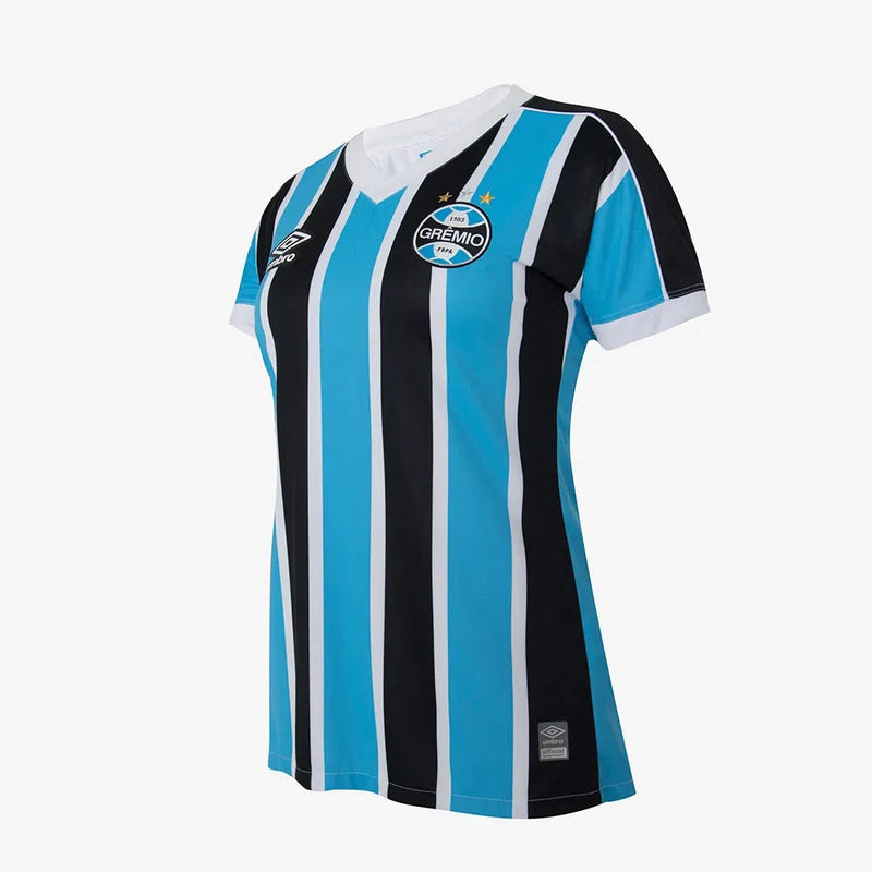 Camisa Feminina Grêmio l 2023/24 Tricolor - Modelo Baby Look