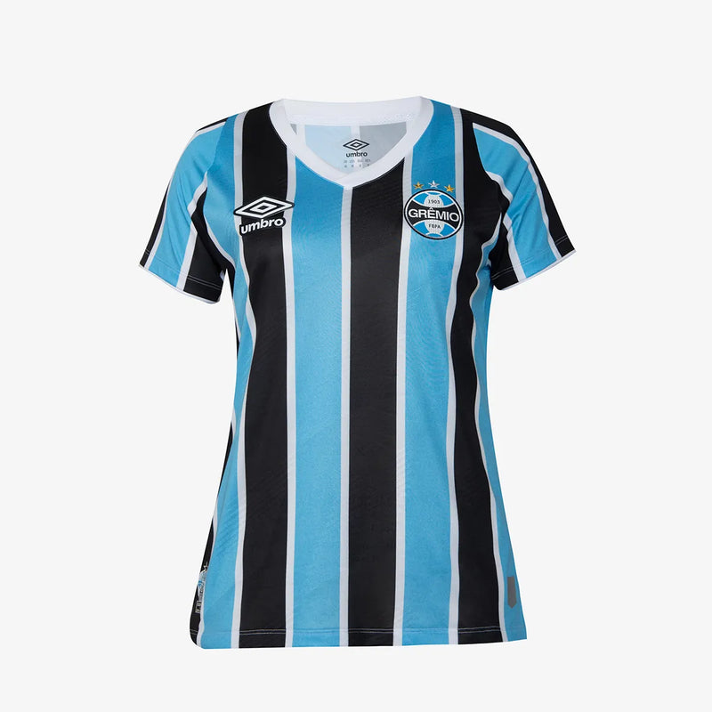 Camisa Feminina Grêmio l 2024/25 Tricolor - Modelo Baby Look