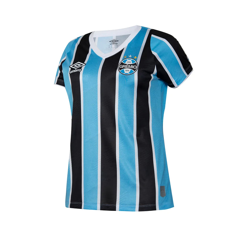 Camisa Feminina Grêmio l 2024/25 Tricolor - Modelo Baby Look