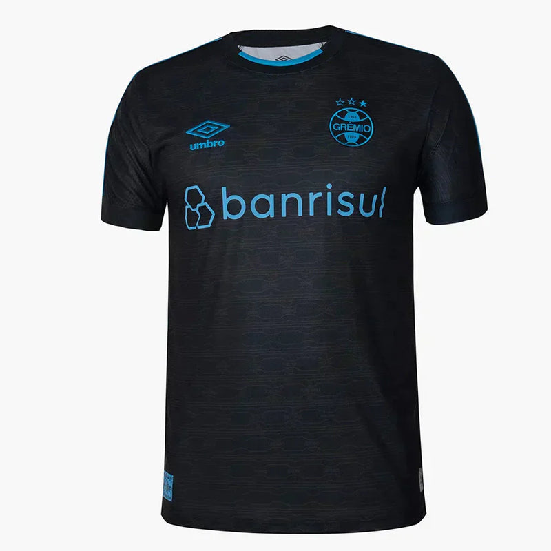 Camisa Grêmio lll 2023/24 Preta - Modelo Torcedor