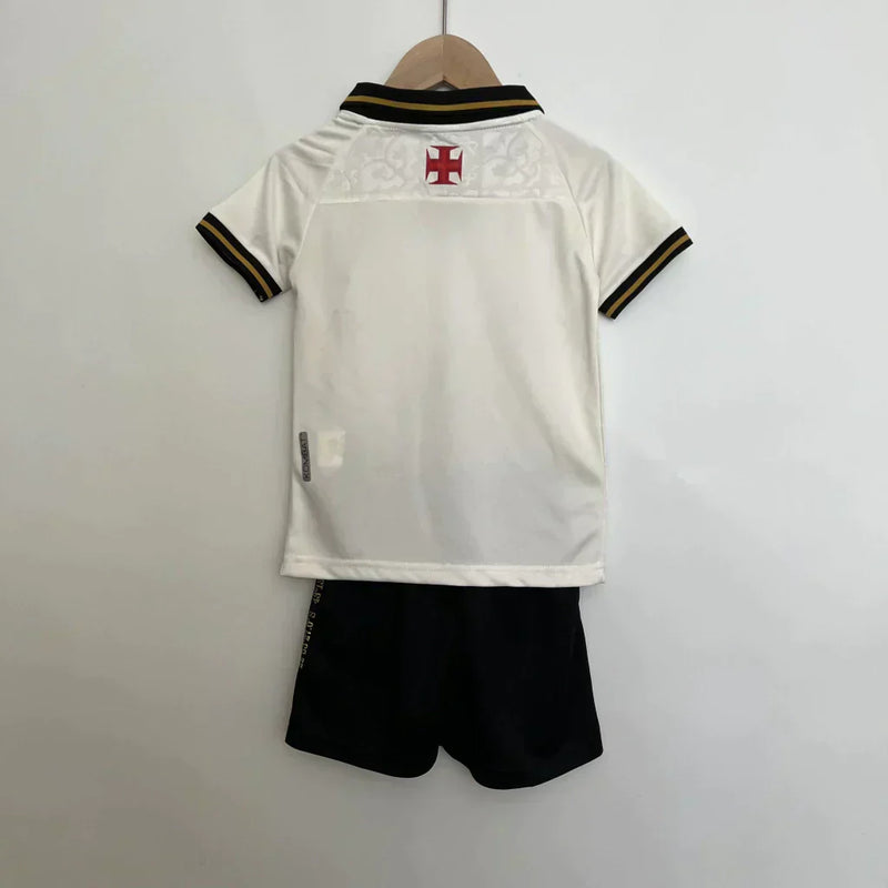 Conjunto Infantil Vasco lll 2022/23 Off-White - Modelo Torcedor