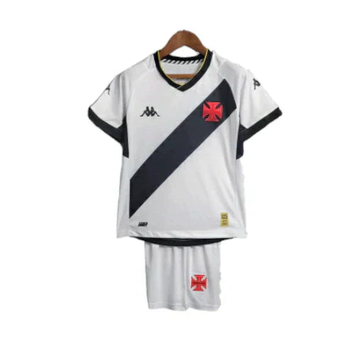 Conjunto Infantil Vasco ll 2023/24 Branco - Modelo Torcedor