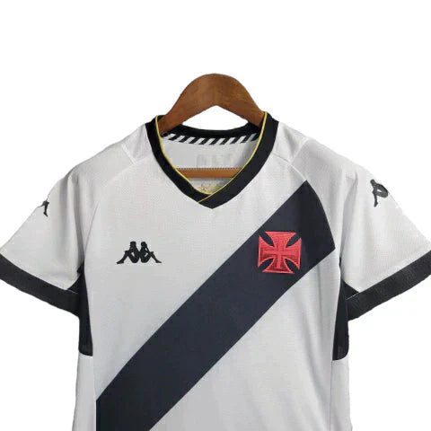 Conjunto Infantil Vasco ll 2023/24 Branco - Modelo Torcedor