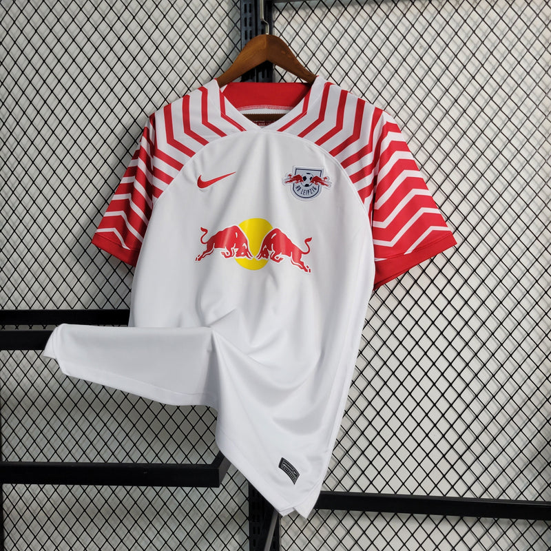 Camisa RB Leipzig l 2023/24 Branca - Modelo Torcedor