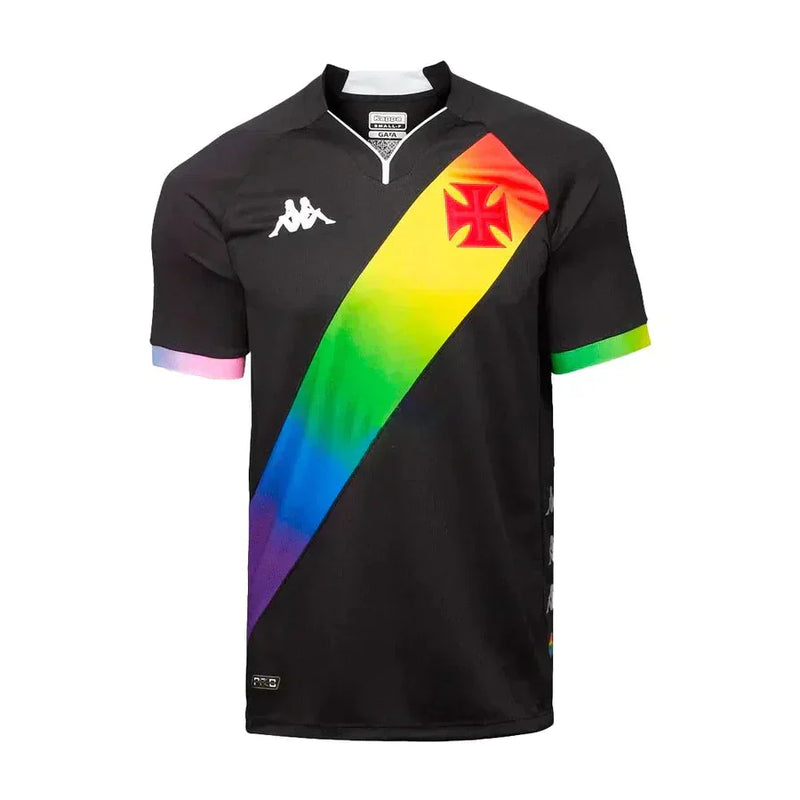 Camisa Vasco da Gama LGTBQI+ 2022/23 Preta - Modelo Torcedor