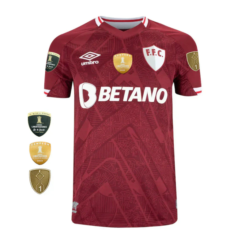 Camisa Fluminense lll LIBERTADORES 2022/23 Vinho - Modelo Torcedor