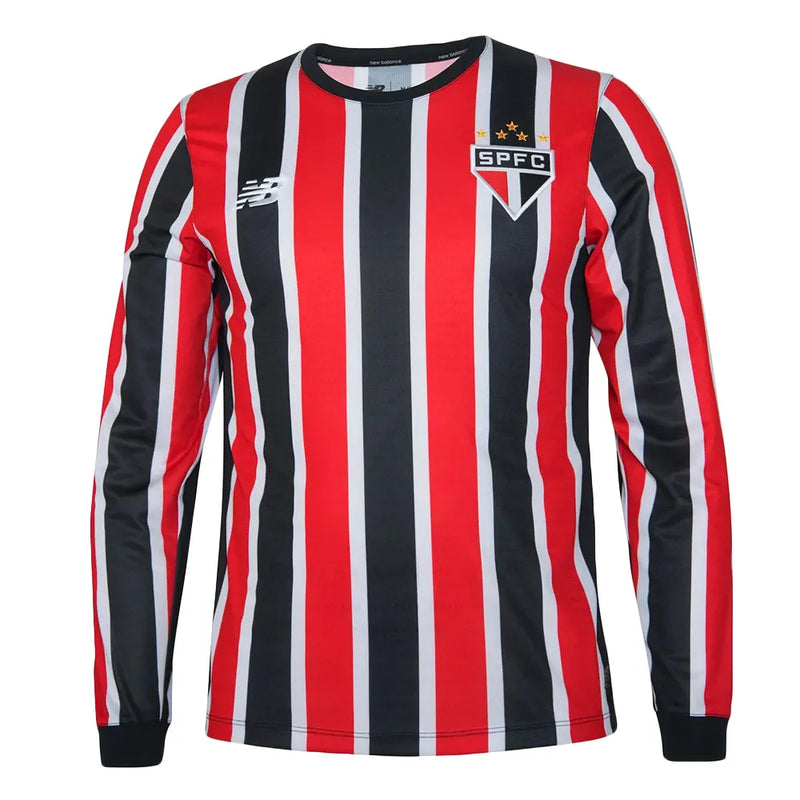 Camisa Manga Longa São Paulo ll 2024/25 Tricolor - Modelo Torcedor