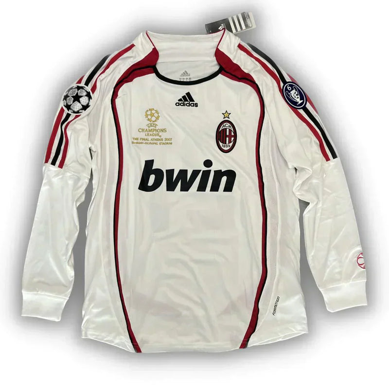 Camisa Retrô AC Milan Manga Longa 2006/07 Away