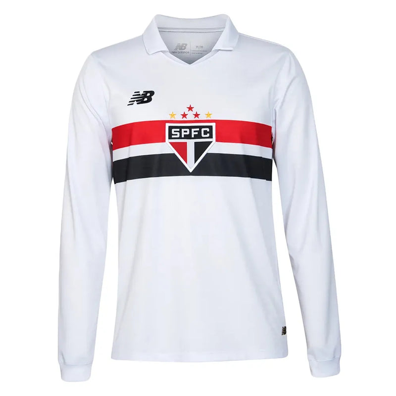 Camisa Manga Longa São Paulo l 2024/25 Branca - Modelo Torcedor