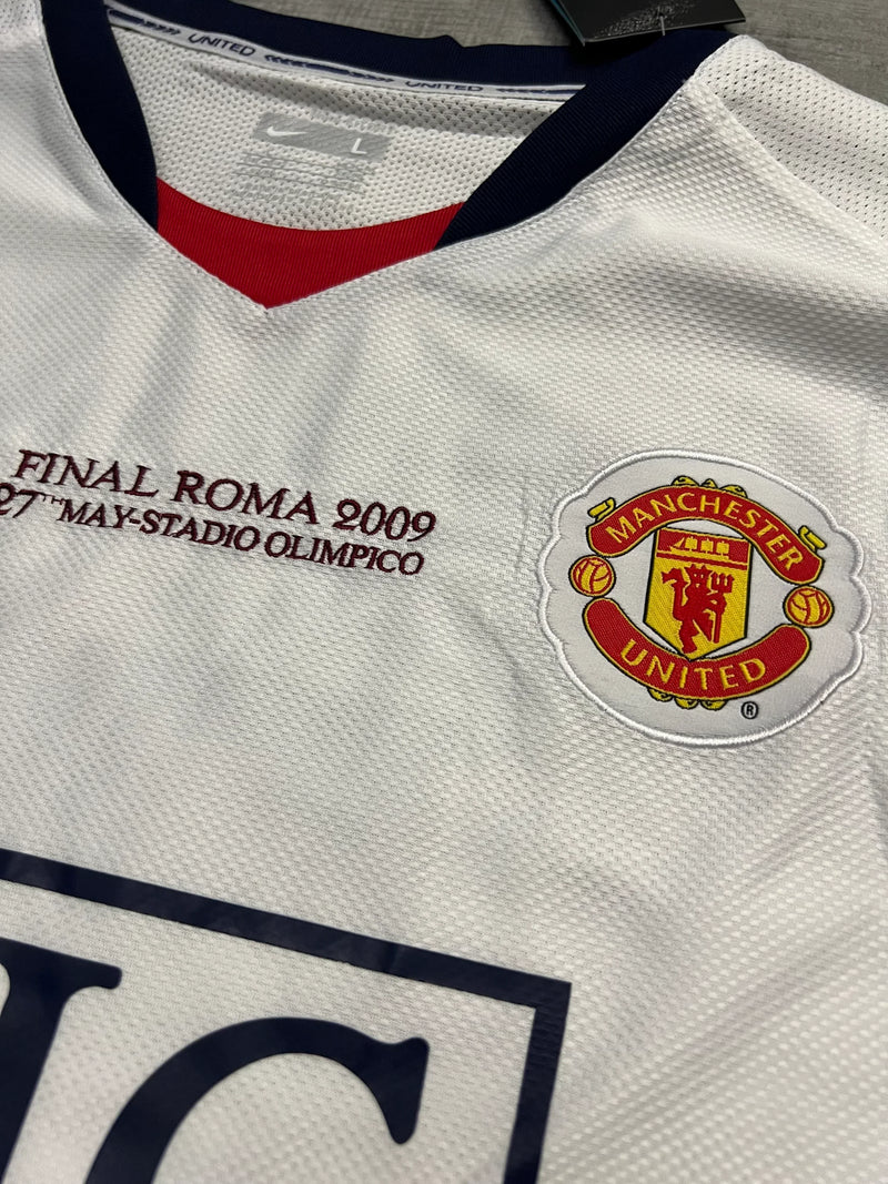 Camisa Retrô Manchester United Manga Longa 2008/09 Away