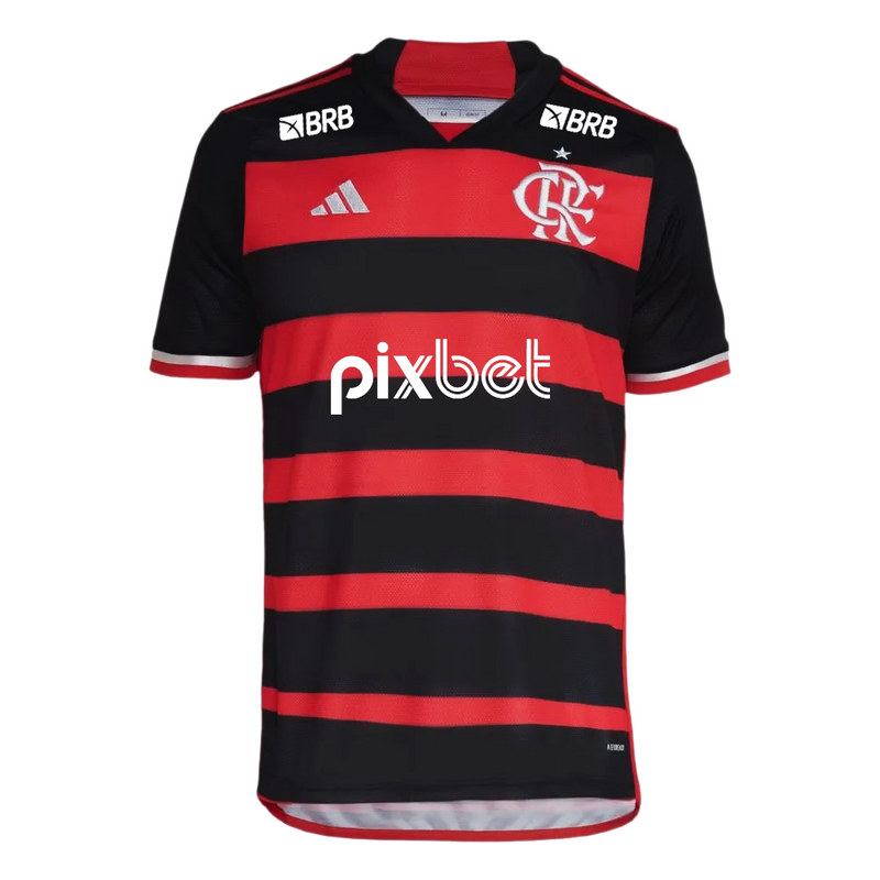 Camisa CR Flamengo l 2024/25 Rubro-Negra - Modelo Torcedor