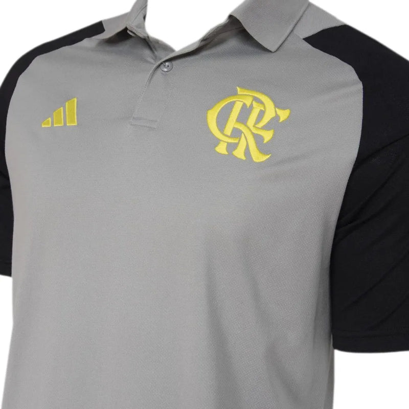 Camisa CR Flamengo Comissão 2024/25 Cinza - Modelo Torcedor