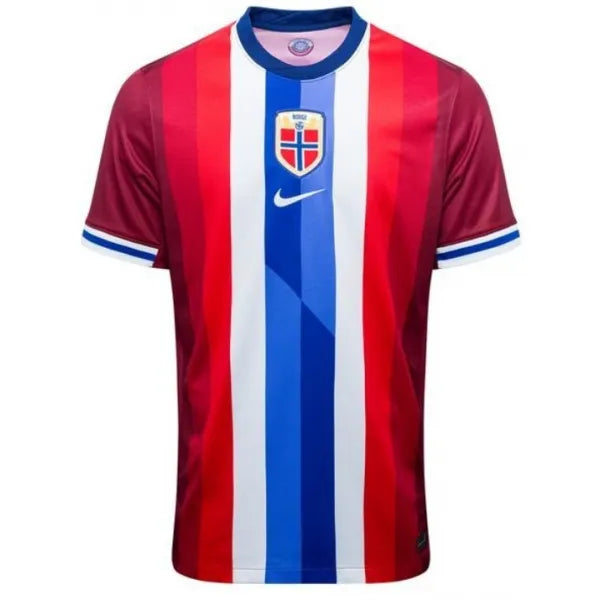 Camisa Seleção Noruega l 2024/25 Listrada - Modelo Torcedor