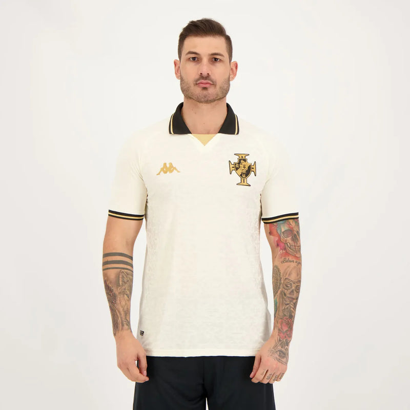 Camisa Vasco da Gama lll 2022/23 Off-White - Modelo Torcedor