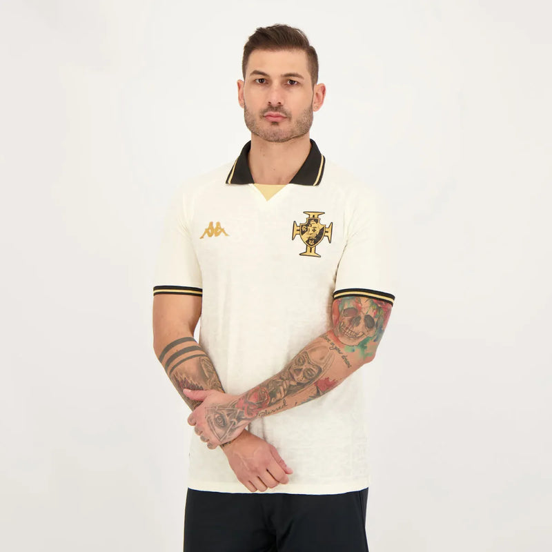 Camisa Vasco da Gama lll 2022/23 Off-White - Modelo Torcedor