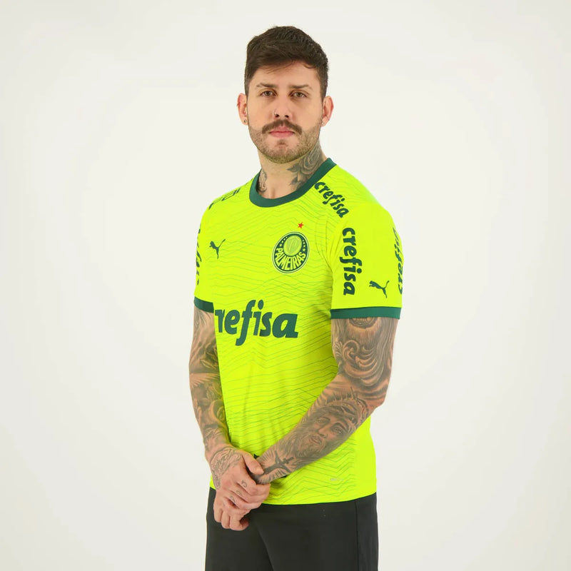 Camisa Palmeiras c/ Patrocínios lll 2023/24 Verde - Modelo Torcedor