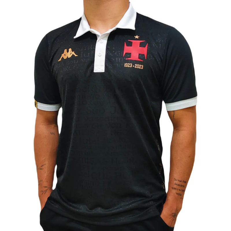 Camisa Vasco da Gama lll 2023/24 Preta - Modelo Torcedor