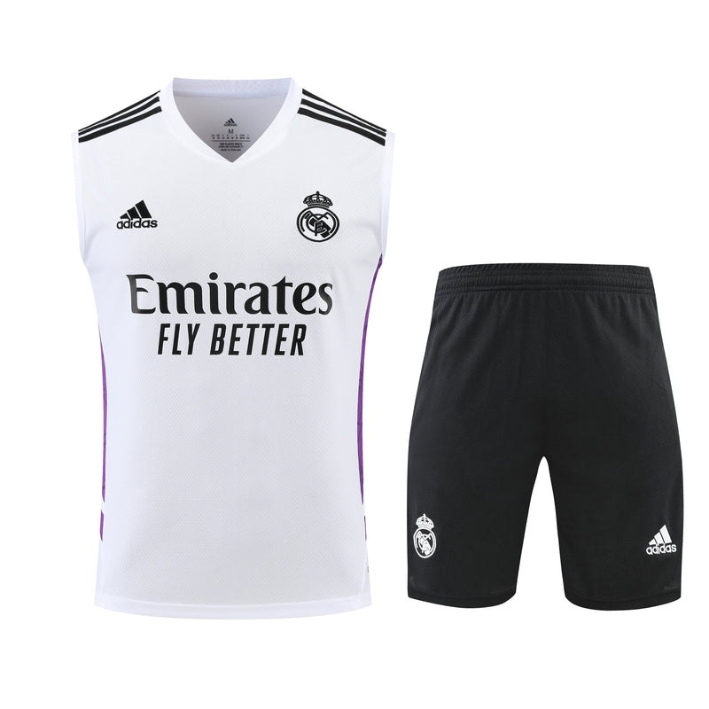 Conjunto Regata Real Madrid Treino - Modelo Torcedor