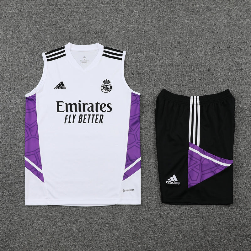 Conjunto Regata Real Madrid Treino - Modelo Torcedor