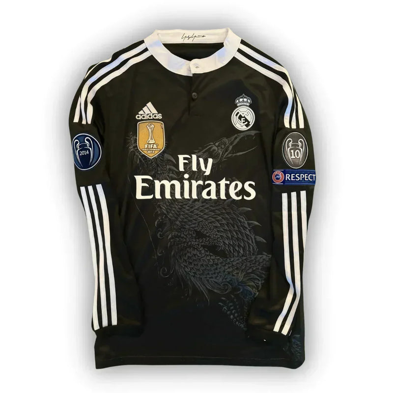 Camisa Retrô Real Madrid Manga Longa 2014/15 Third