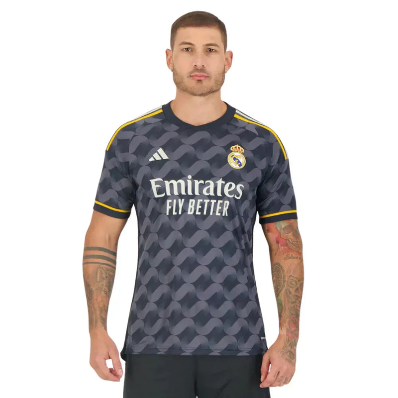 Camisa Real Madrid ll 2023/24 Preta - Modelo Torcedor