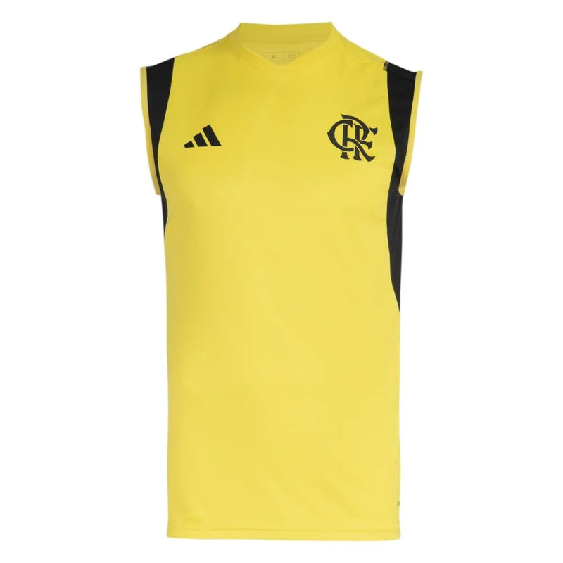 Camisa CR Regata Flamengo Treino 2024/25 Amarela - Modelo Torcedor